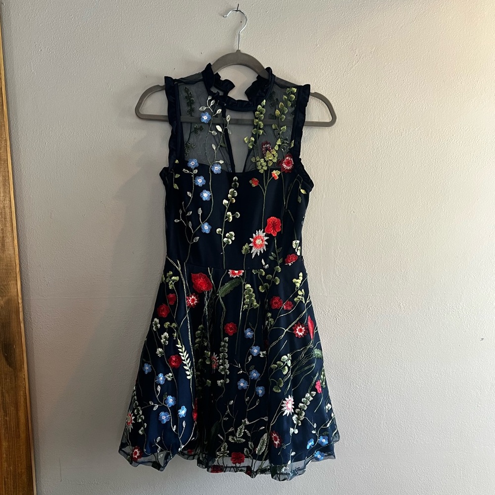 Floral hoco dress! Size small